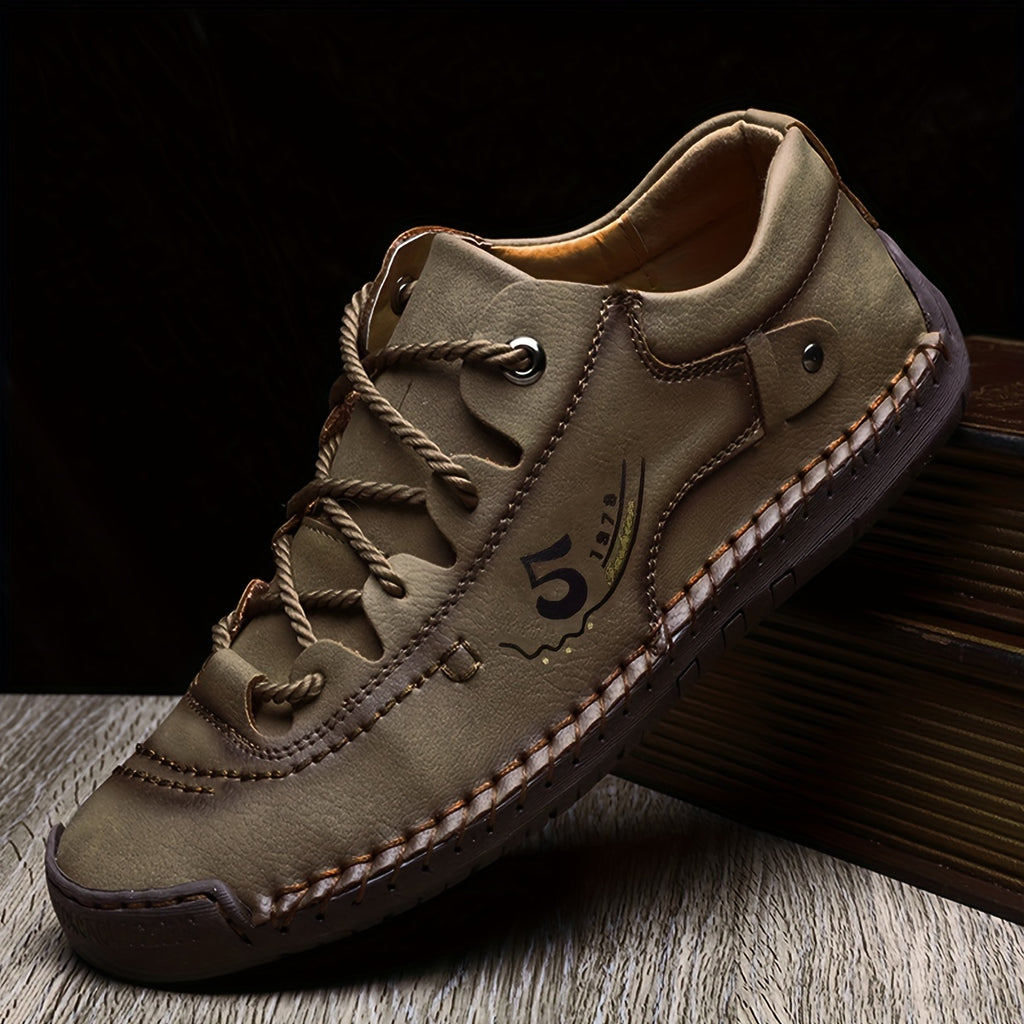 Men's Handmade Casual Sneakers, Outdoor Walking