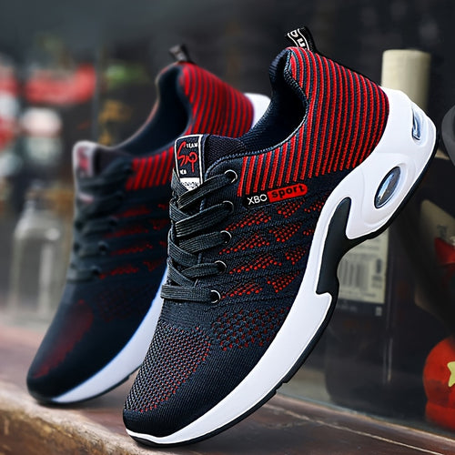 Men's Athletic Running Shoes, Breathable Lightweight