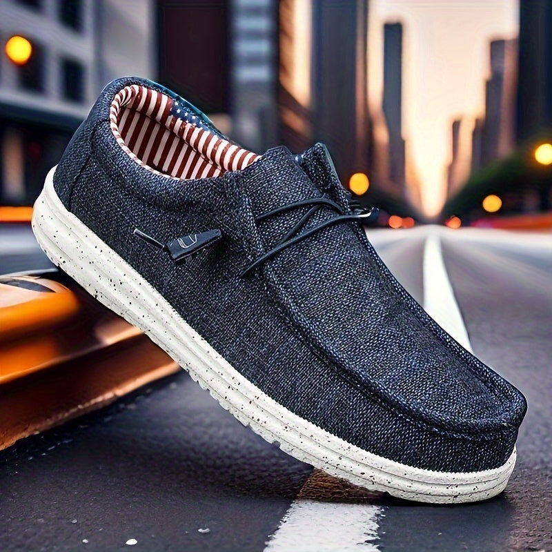 Men's Slip-On Loafer Sneakers, Breathable Lightweight