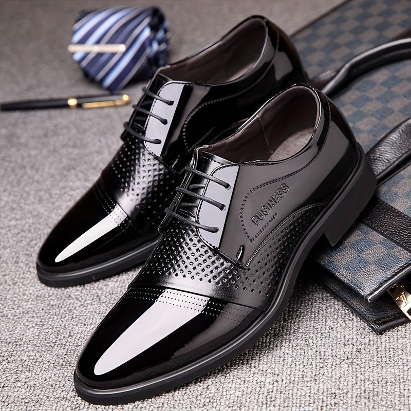Men's Breathable Hollow-Out Dress Loafers