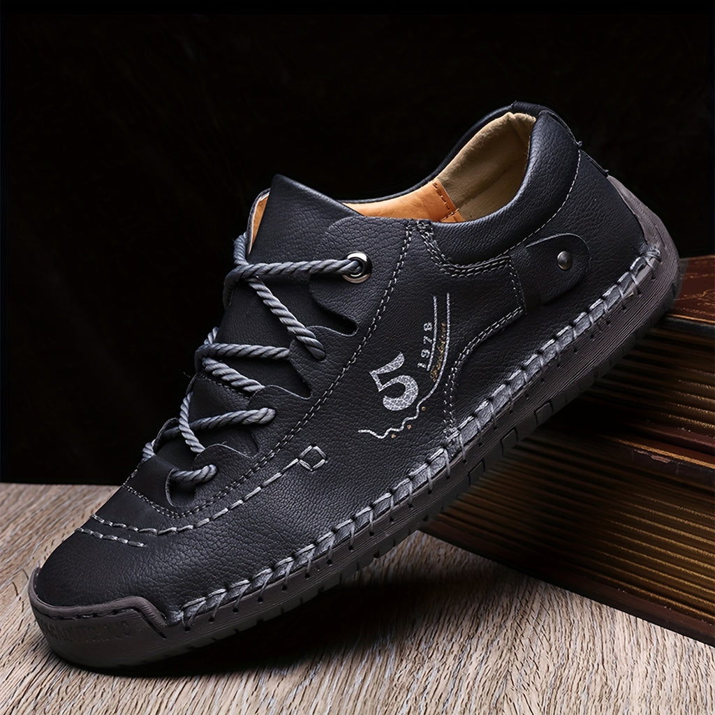 Men's Handmade Casual Sneakers, Outdoor Walking