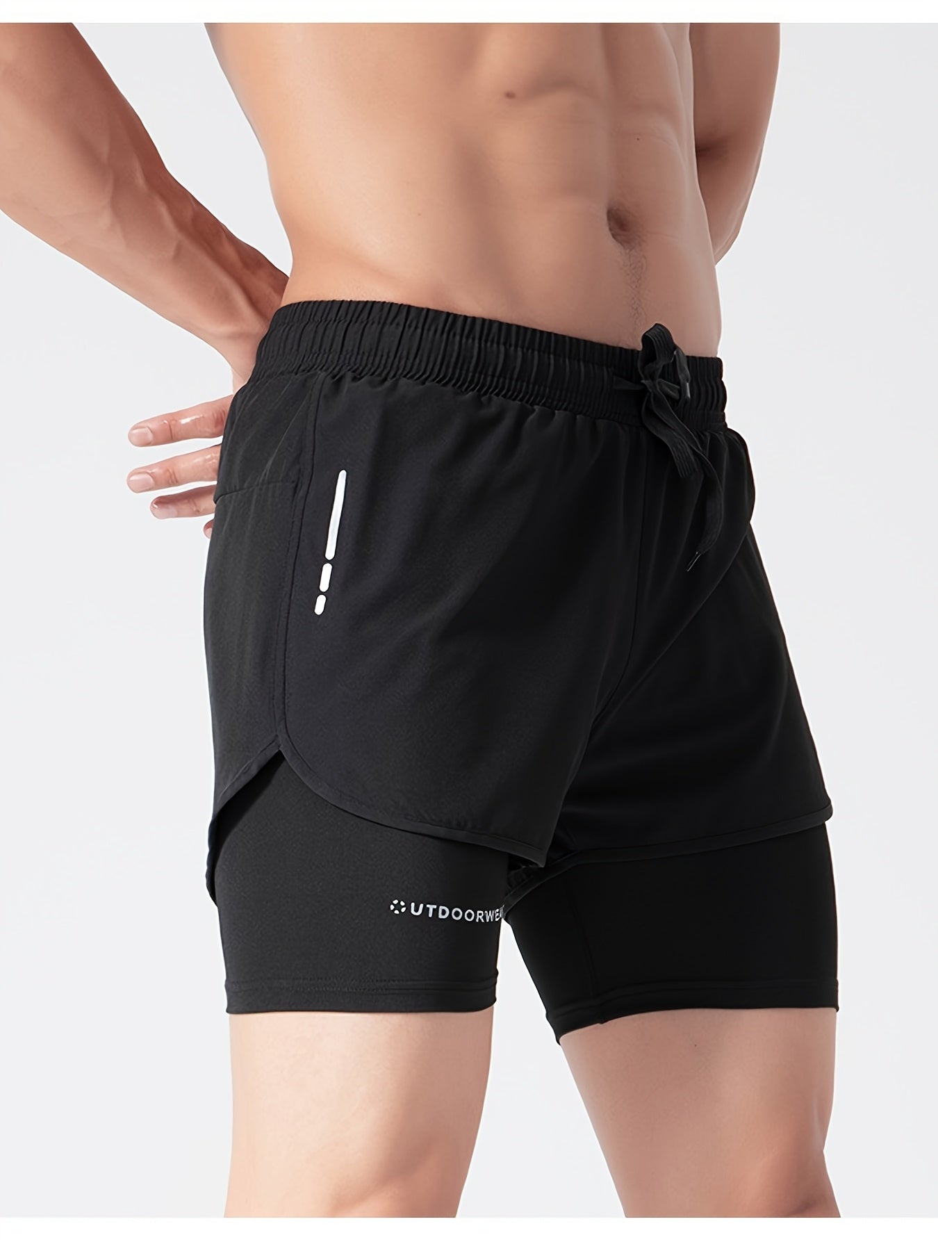 Men's Swim Trunks, Quick-Dry, Flat-Front Lined