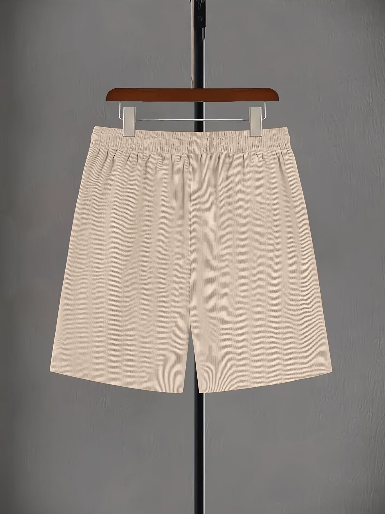 Men's Corduroy Shorts, Drawstring Casual