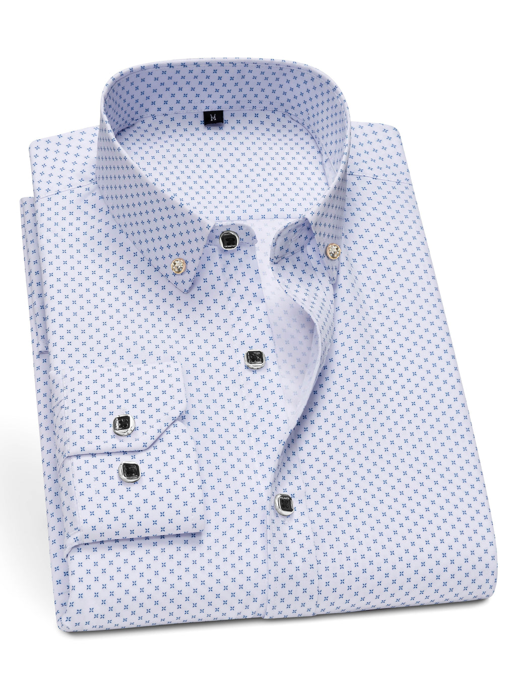Men's Long-Sleeve Shirt, Floral, Business Formal