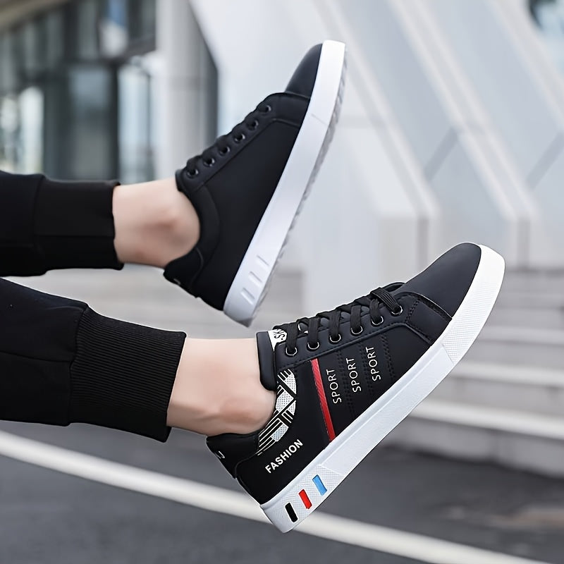 Men's Low-Top Skate Sneakers, Non-Slip