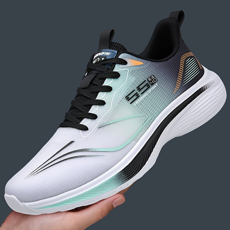 Men's Low-Top Running Sneakers, Cushioned Lightweight