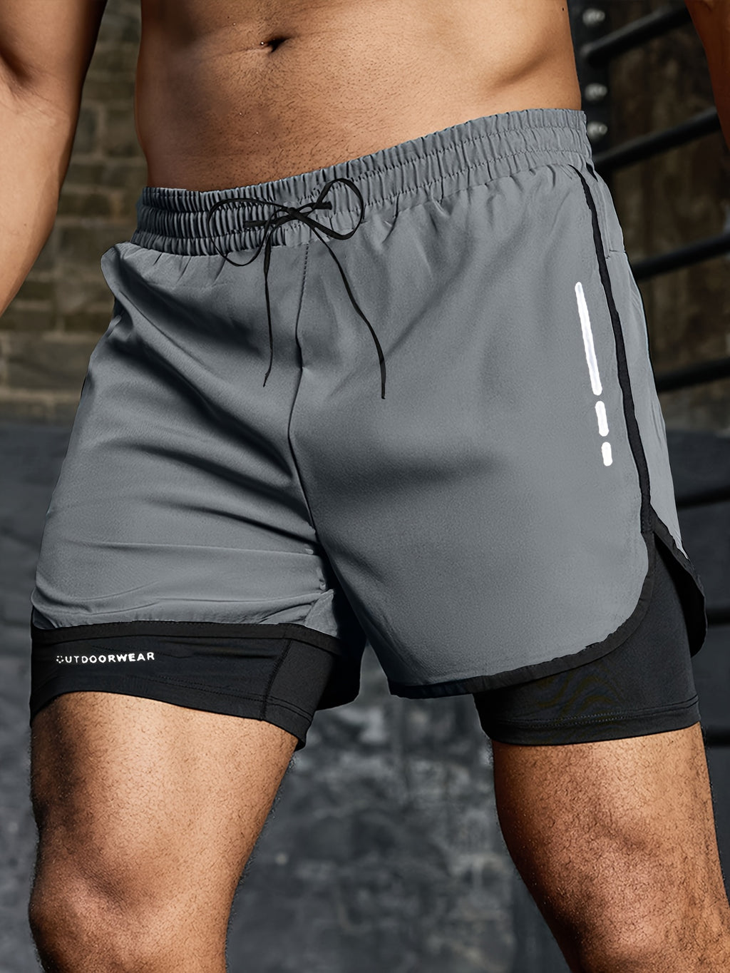 Men's Swim Trunks, Quick-Dry, Flat-Front Lined