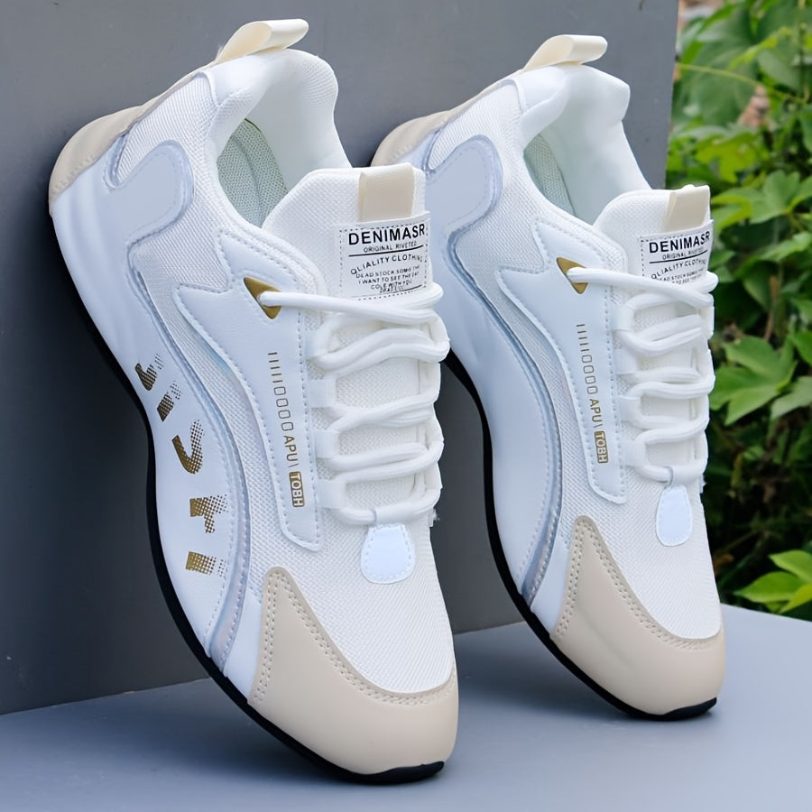 Men's Fashion Sneakers, Lace-Up Low-Top