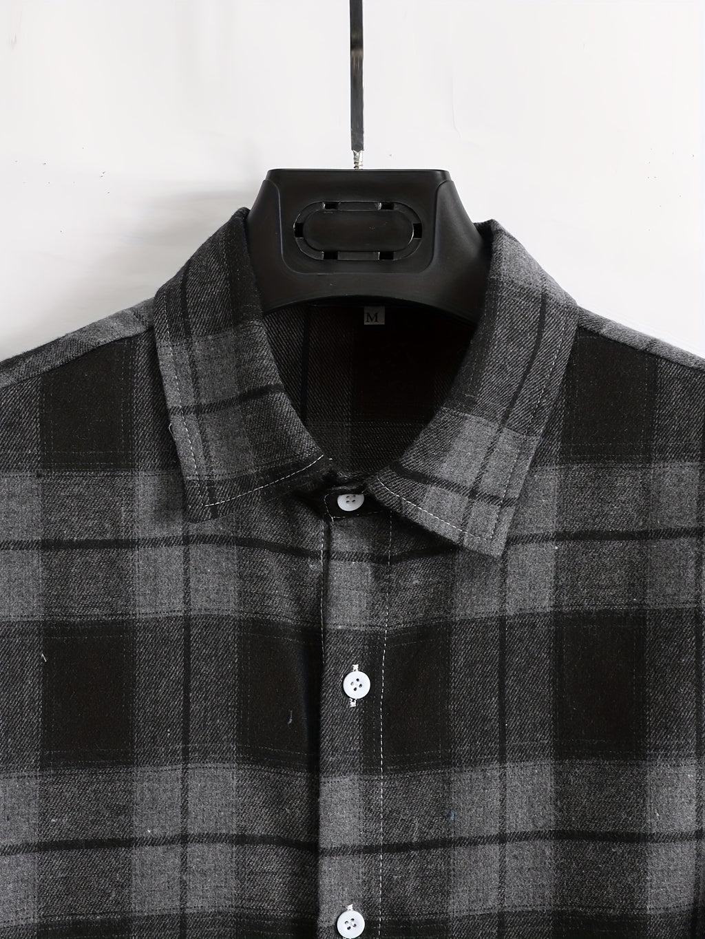 Men's Flannel Shirt, Loose-Fit Plaid, Long-Sleeve