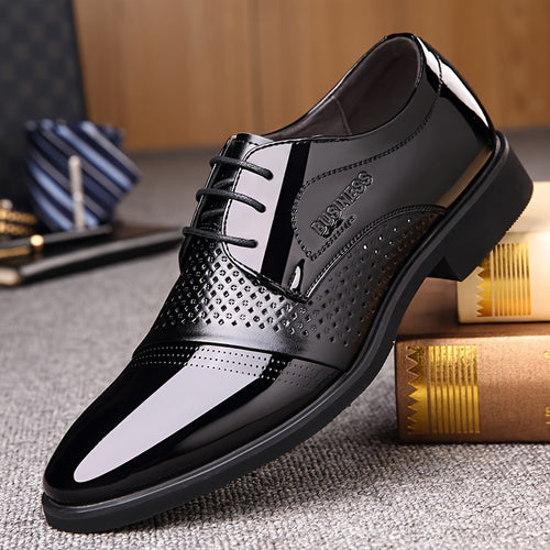 Men's Breathable Hollow-Out Dress Loafers