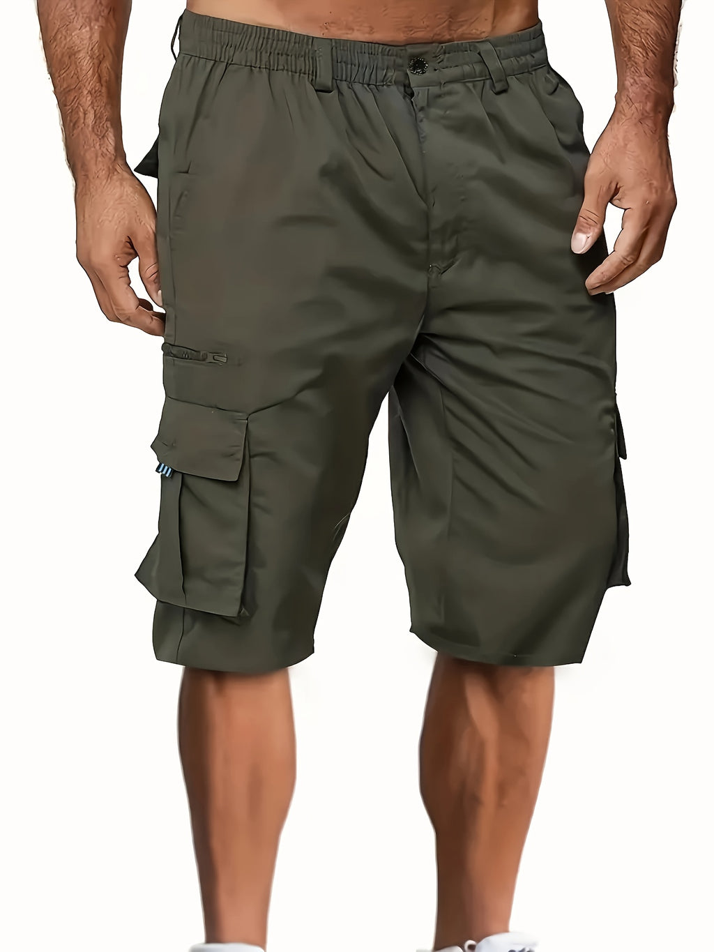 Men's Cargo Shorts, Straight-Leg, Outdoor Casual