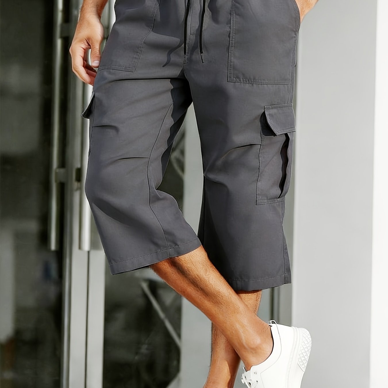 Men's Convertible Cargo Shorts, Multi-Pocket, Quick-Dry