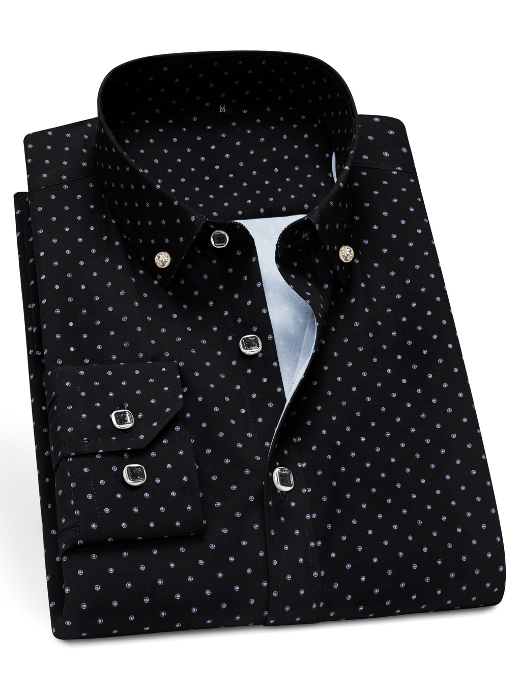 Men's Long-Sleeve Shirt, Floral, Business Formal