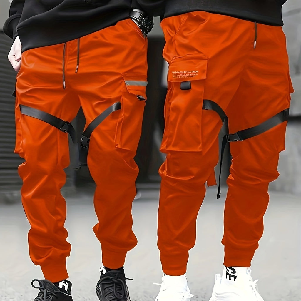 Men's Cargo Pants, Straight-Leg, Slim Multi-Pocket