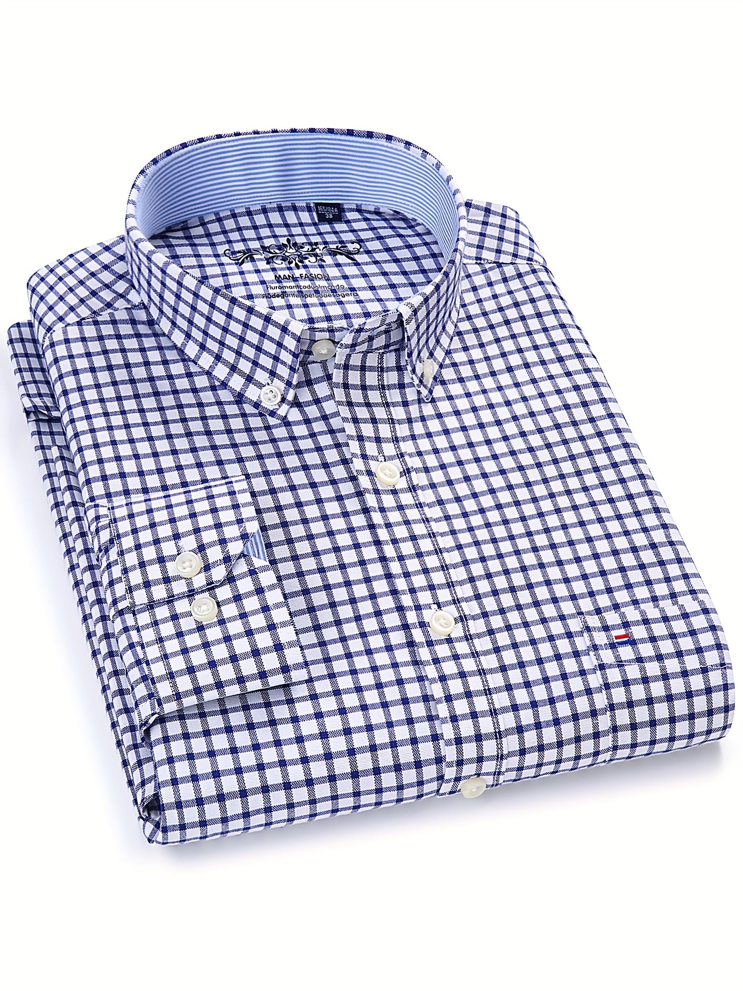 Men's Long-Sleeve Shirt, Classic Stripe, Business