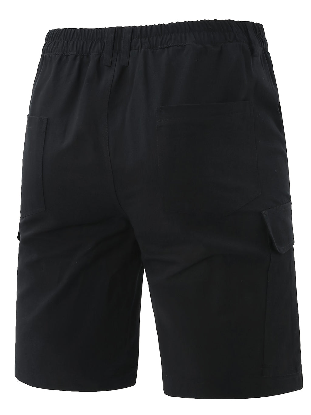 Men's Cargo Shorts, Button Detail, Loose Casual Fit