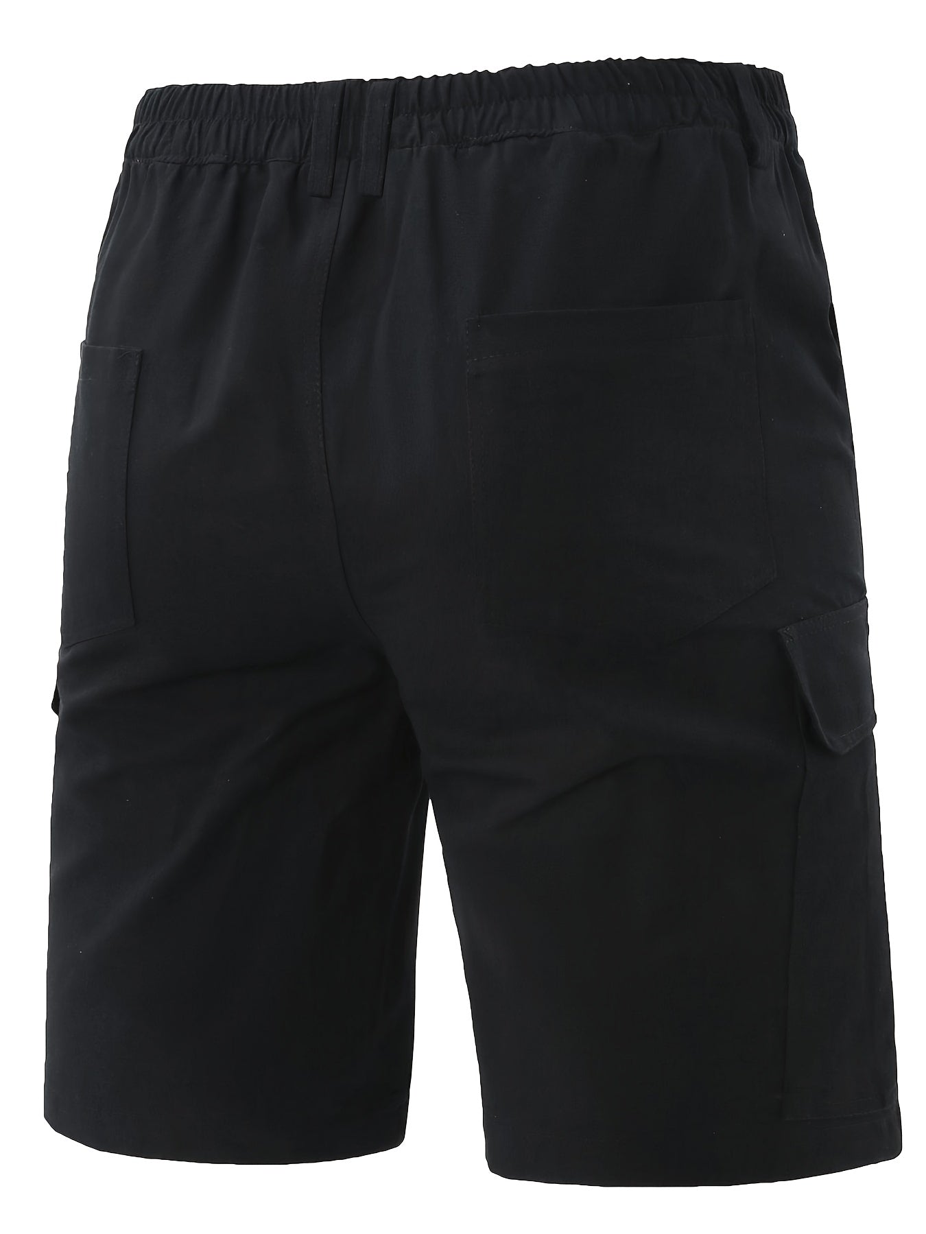 Men's Cargo Shorts, Button Detail, Loose Casual Fit